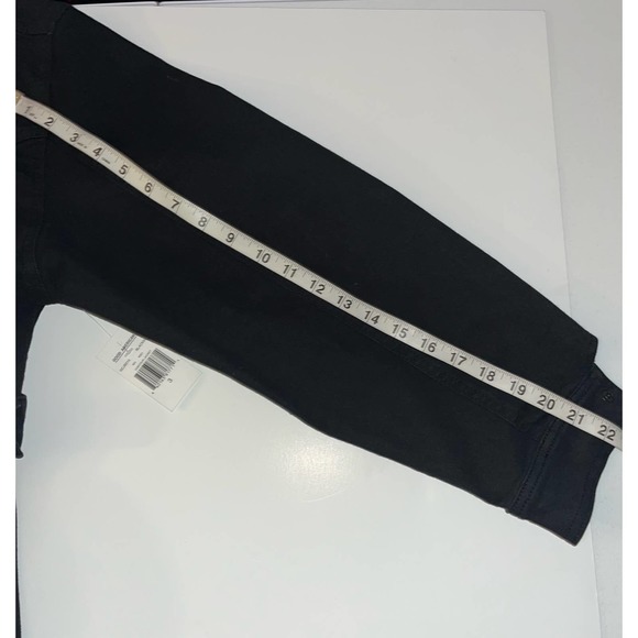 NWT Good American black contour denim jacket size 3 (Large ) - Picture 7 of 12